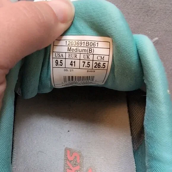 Brooks Glycerin 20 Womens Size 9.5B Gray Blue Athletic Running Shoes Sneakers - Picture 10 of 11